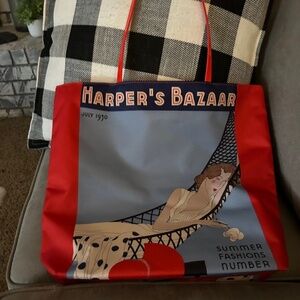 New Harper’s Bazaar Tote July 1930 Cover canvas PURSE-SALE was $25